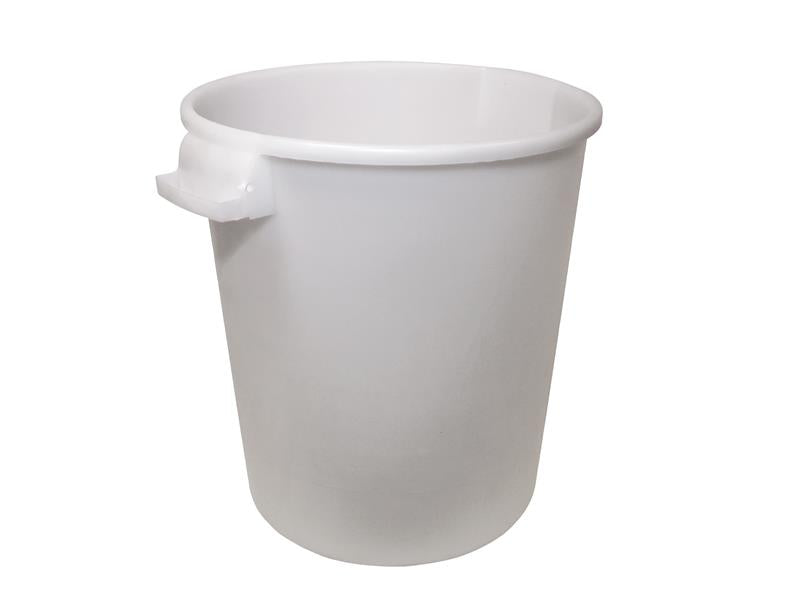 Builder's Bucket 50 litre (10 gallon) - White, Faithfull