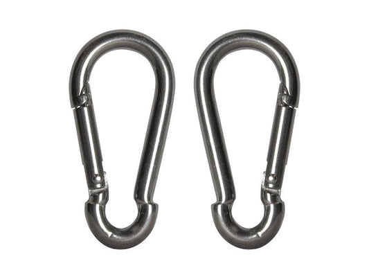 Fire Brigade Snap Hook Stainless Steel 6mm (Pack 2), Faithfull