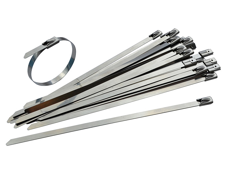 Stainless Steel Cable Ties 4.6 x 290mm (Pack 50), Faithfull