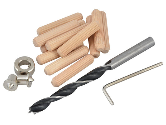Dowel Kit 10mm Drill & Points, Faithfull