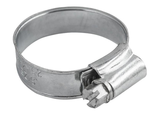 1 Stainless Steel Hose Clip 25 - 35mm, Faithfull