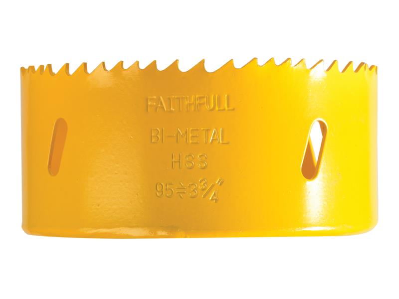Bi-Metal Cobalt Holesaw 95mm, Faithfull