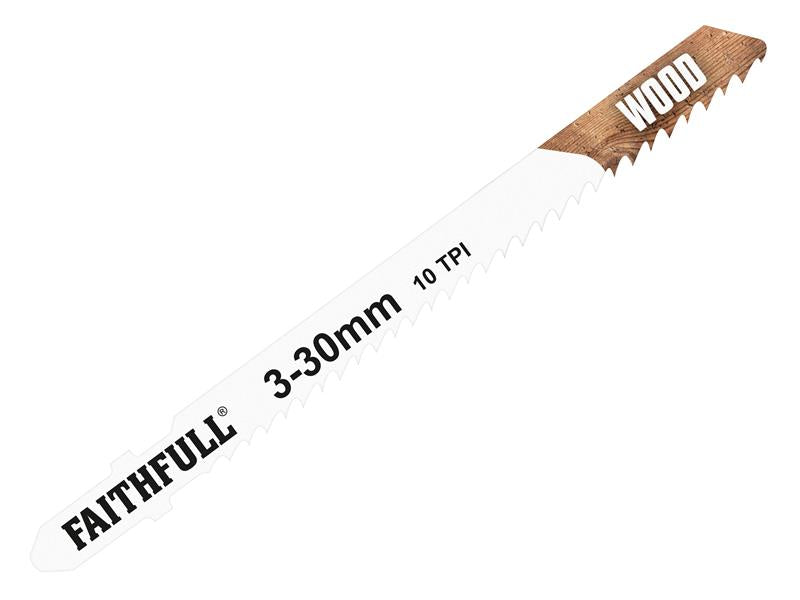 Wood Jigsaw Blades Pack of 5 T101B, Faithfull
