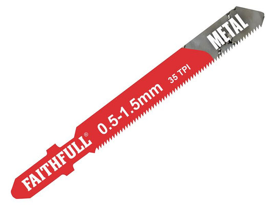 Metal Cutting Jigsaw Blades Pack of 5 T118G, Faithfull