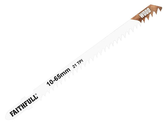 Wood Jigsaw Blades Pack of 5 T301CD, Faithfull