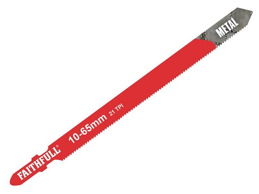 Metal Cutting Jigsaw Blades Pack of 5 T318A, Faithfull