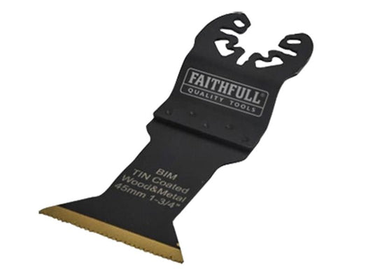 Multi-Functional Tool Bi-Metal Flush Cut TiN Coated Blade 45mm, Faithfull