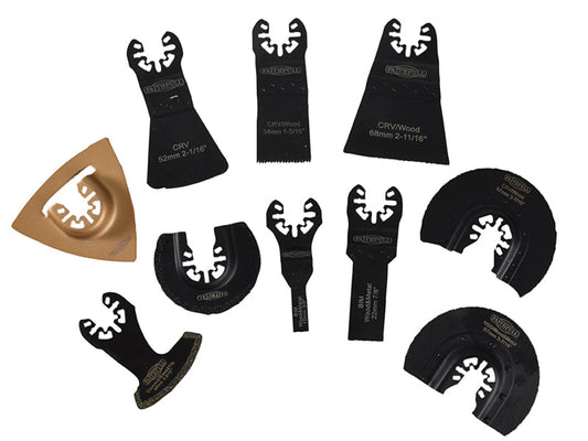 Multi-Function Tool Mixed Blade Set 10 Piece, Faithfull