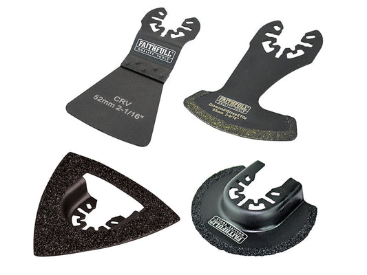 Multi-Tool Tiling Kit, 4 Piece, Faithfull
