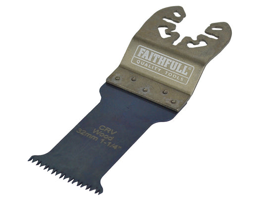 Premium Arc Cut Wood Blade 32mm, Faithfull
