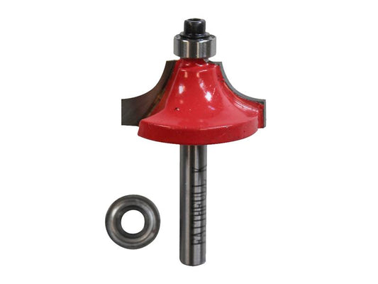 Router Bit TCT 9.5mm Rounding Over 1/4in Shank, Faithfull
