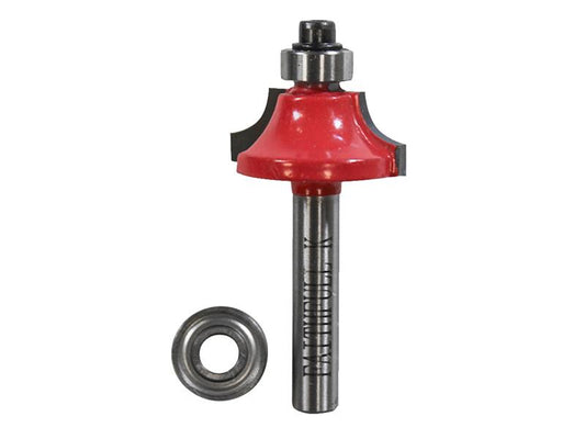Router Bit TCT 6.3mm Rounding Over 1/4in Shank, Faithfull