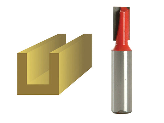 Router Bit TCT Two Flute 10.0 x 19mm 1/2in Shank, Faithfull