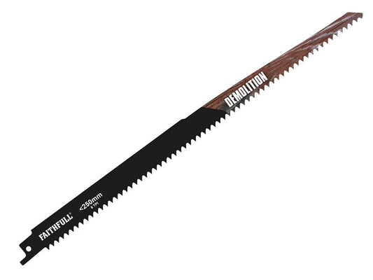 S1411DF Bi-Metal Sabre Saw Blade Demolition 300mm 6 TPI (Pack of 5), Faithfull