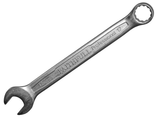Combination Spanner CV Satin Finish 17mm, Faithfull