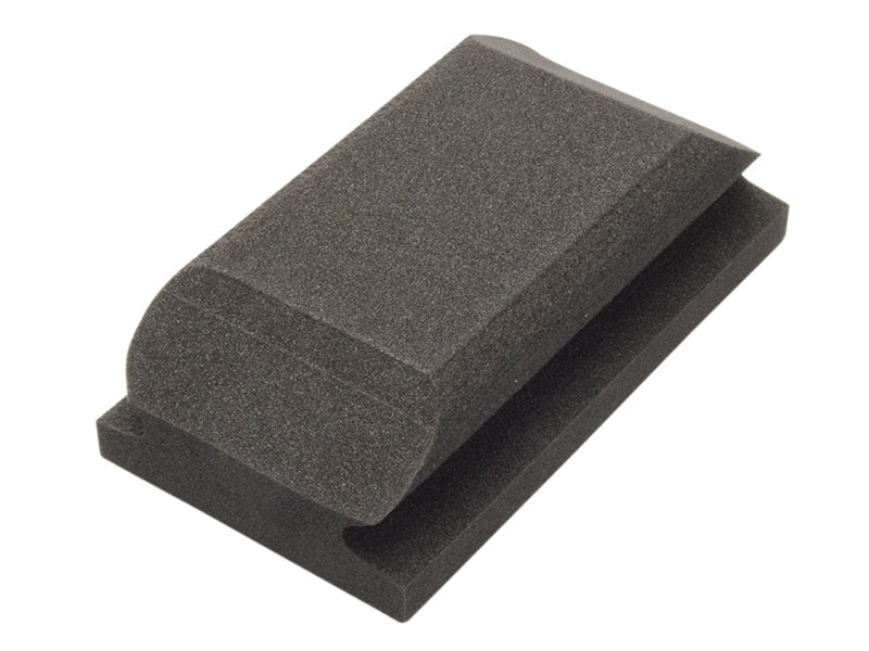 Hand Sanding Block Shaped Black 70 x 125mm, Flexipads World Class
