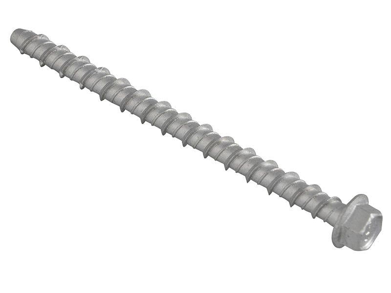 Lightning Bolt Hex/Flange Head M6 x 100mm Box 100, ForgeFix