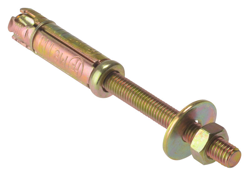 Masonry Anchor Bolt Projecting ZYP M10 x 70mm Bag 5, ForgeFix