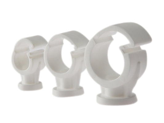 Pipe Clip Single Cliplock 28mm Box 100, ForgeFix