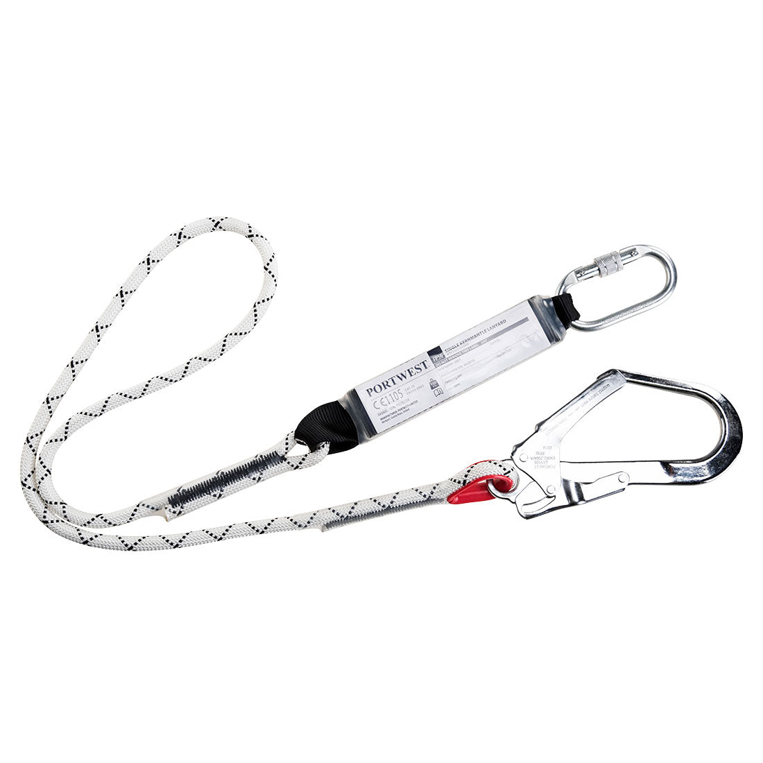 Single Kernmantle 1.8m Lanyard With Shock Absorber, Morgans PW