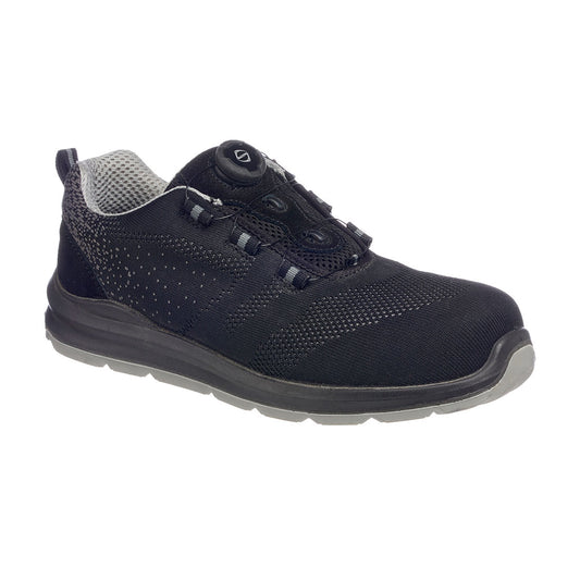 Portwest Compositelite Wire Lace Safety Trainer Knit S1P, Morgans PW