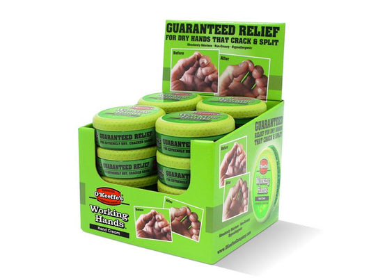 O'Keeffe's Working Hands Hand Cream CDU (16 x 96g Jars), Gorilla Glue