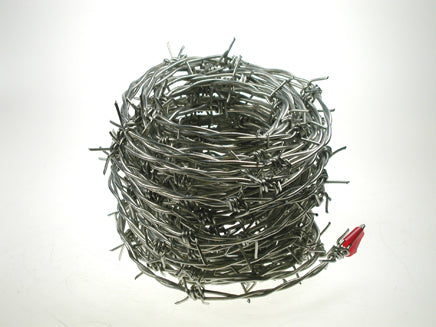 Garden Barbed Wire 15mtr 2.50mmx2Plyx4Pt, Morgans OJ
