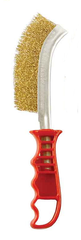 General Purpose Brass Dipped Steel Scratch Brush., Morgans OJ
