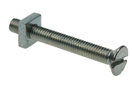 M6 BZP Gutter Bolts & Nuts, Morgans OJ