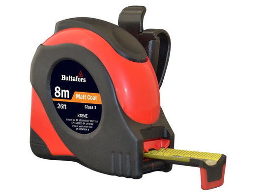 BT8ME Big T Pocket Tape 8m/26ft (Width 25mm), Hultafors