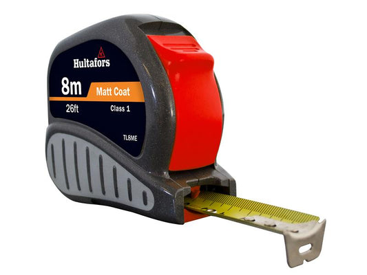 TL8ME Tri-Lok Pocket Tape 8m/26ft (Width 25mm), Hultafors