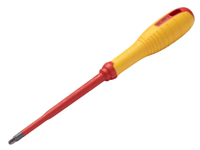 VDE PlusMinus Screwdriver SL/PZ2 x 125mm, Hultafors