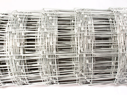 Hinged Joint Stock Fence C8/80/15 GALV'D  50M Rolls., Morgans OJ