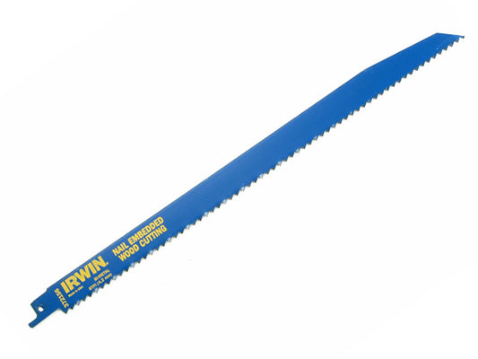 156R Sabre Saw Blade for Nail Embedded Wood 300mm Pack of 5, IRWIN®