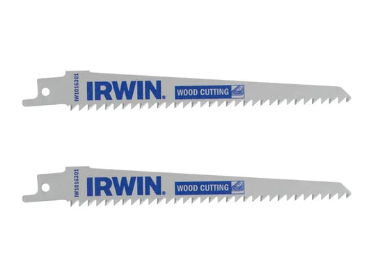 Sabre Saw Blade Wood/PVC Cutting 152mm Pack of 2, IRWIN®