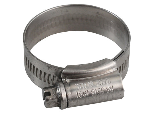 1 Stainless Steel Hose Clip 25 - 35mm (1 - 1.3/8in), Jubilee®