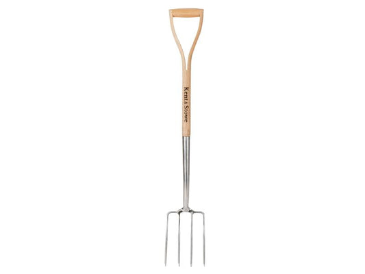 Stainless Steel Garden Life Digging Fork, FSC®, Kent & Stowe