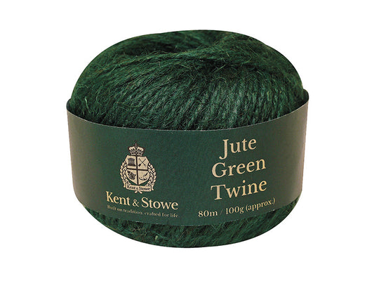 Jute Twine Green 80m (100g), Kent & Stowe