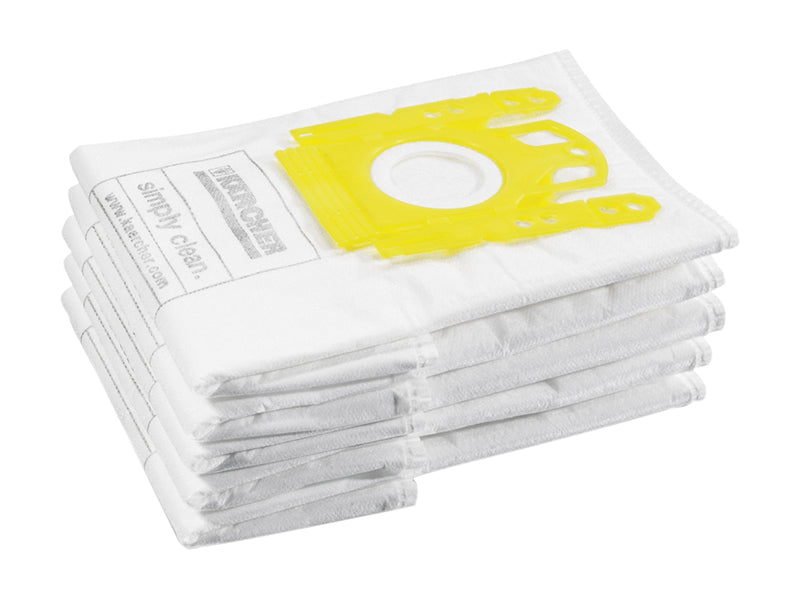 VC Fleece Vacuum Bags Pack of 5, Karcher