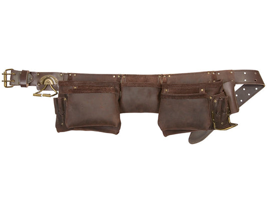 19427 Oiled Leather Construction Apron 12 Pocket, Kuny's
