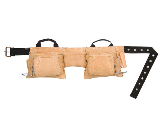 AP-527X Heavy-Duty Leather Work Apron 12 Pocket, Kuny's