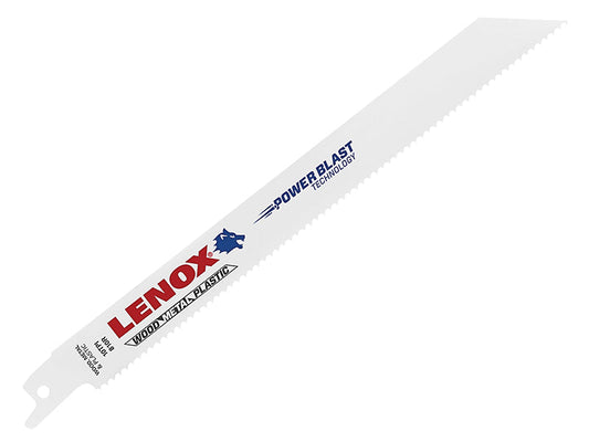 20580-810R General Purpose Reciprocating Saw Blade 200mm 10 TPI (Pack 5), LENOX