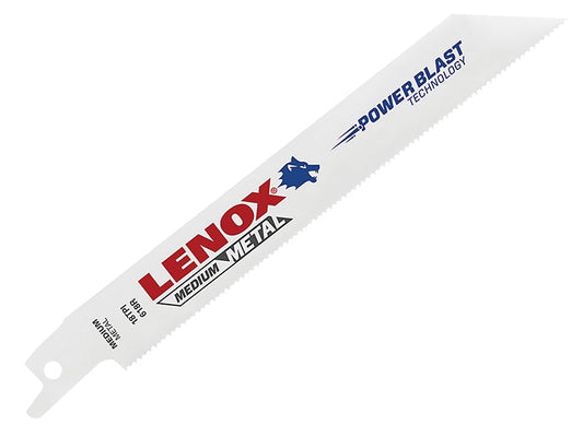 20566-618R Metal Cutting Reciprocating Saw Blades 150mm 18 TPI (Pack 5), LENOX