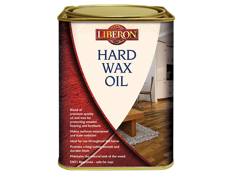 Hard Wax Oil Clear Matt 1 litre, Liberon