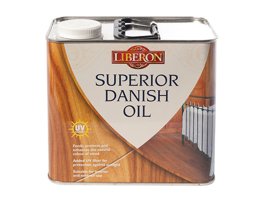 Superior Danish Oil 2.5 litre, Liberon