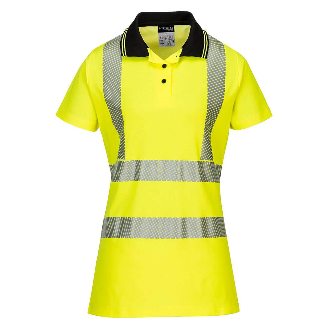 Hi-Vis Women's Cotton Comfort Pro Polo Shirt S/S, Morgans PW