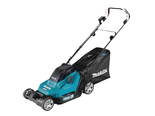 DLM432CT2 LXT Lawnmower 43cm 36V (2 x 18V) 2 x 5.0Ah Li-ion, Makita
