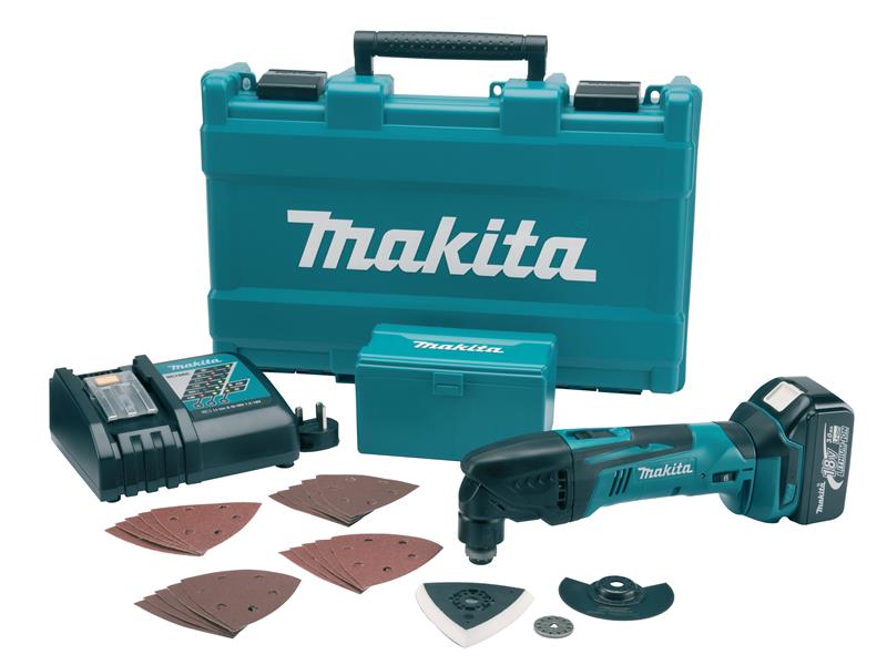 DTM50RT1J LXT Multi-Tool & Accessory Kit 18V 1 x 5.0Ah Li-ion, Makita