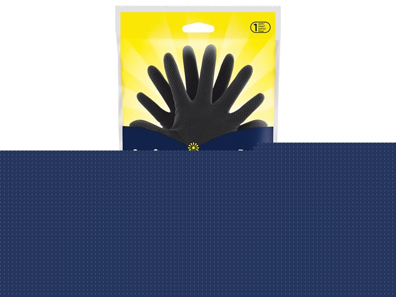 Extra Tough Outdoor Gloves - Medium (6 Pairs), Marigold
