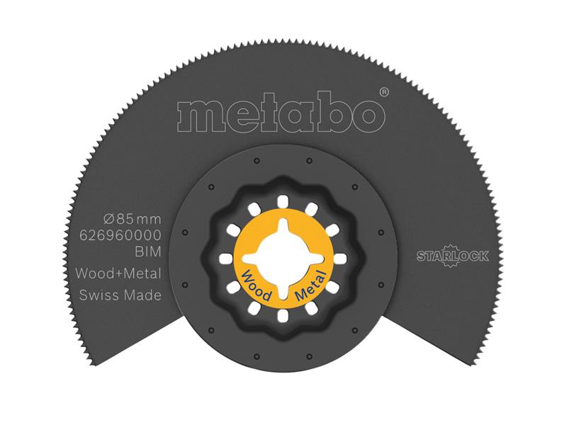 Starlock BIM Segment Saw Blade 85mm, Metabo